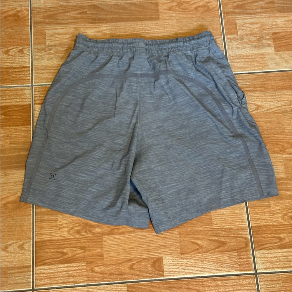 lululemon Gray Pattern 7” Pacebreaker Shorts